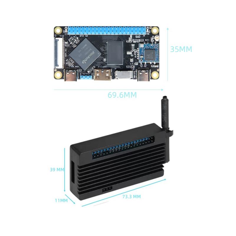 WiFi 機能を備えたポケットサイズの RK3566 シングルボード コンピューター