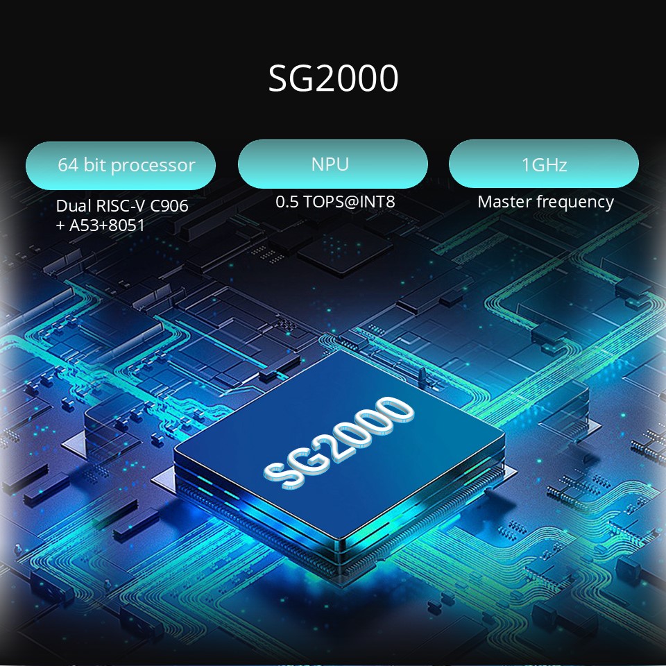 Linux学習用のSG2000開発ボード、RISC-V C906 ARM