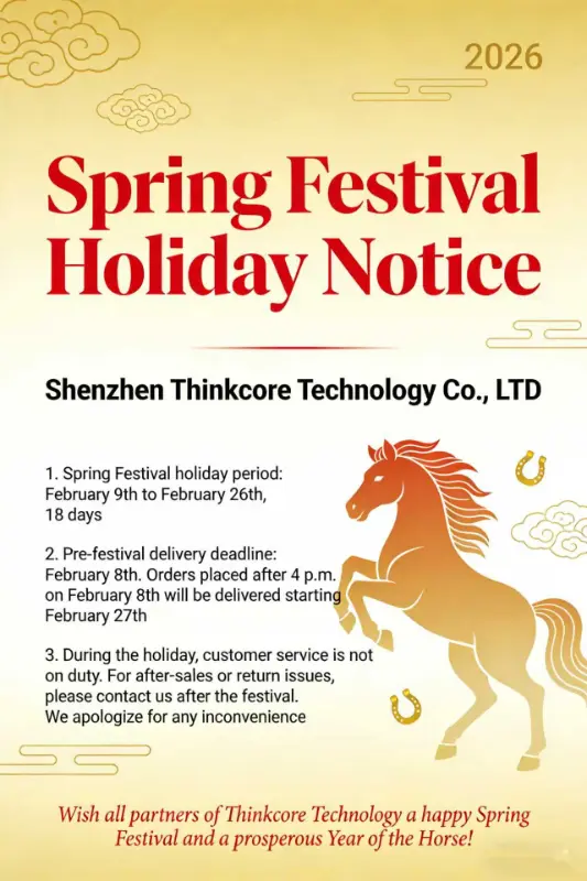 春節休暇のお知らせ